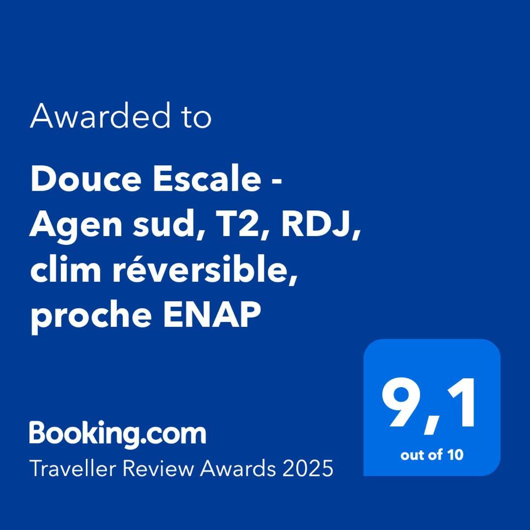 Douce Escale - Agen Sud, T2, Rdj, Clim Reversible, Proche Enap Eksteriør billede